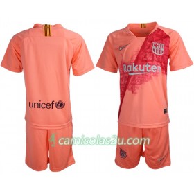 Camisolas de Futebol FC Barcelona Criança Equipamento 3ª 2018/19 Manga Curta